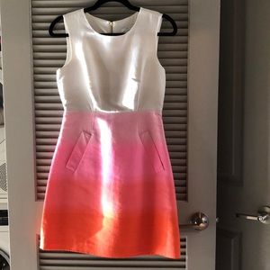 DVF ombré pink dress